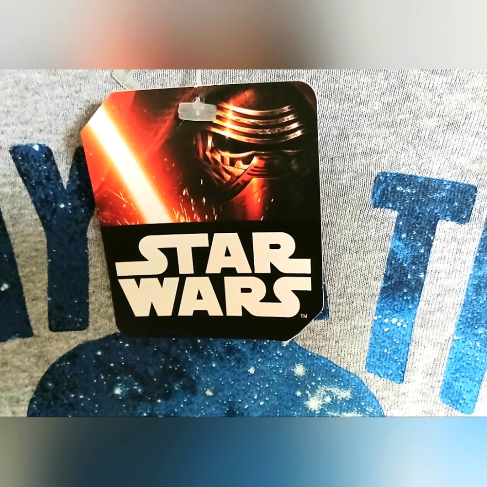 Star Wars May The Force Be With You Boys Tee Size M